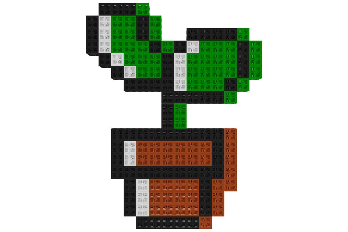 цветок в горшке