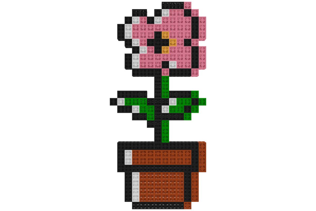 цветок в горшке