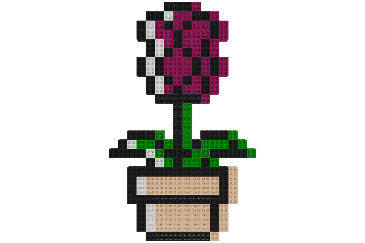 цветок в горшке